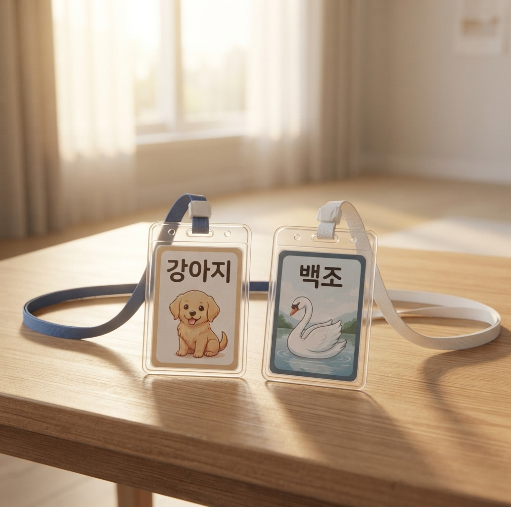 최종 선택 · 이름표